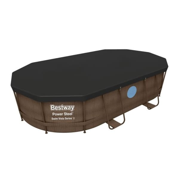Bestway Levant Oval Poolöverdrag 424 x 250 cm