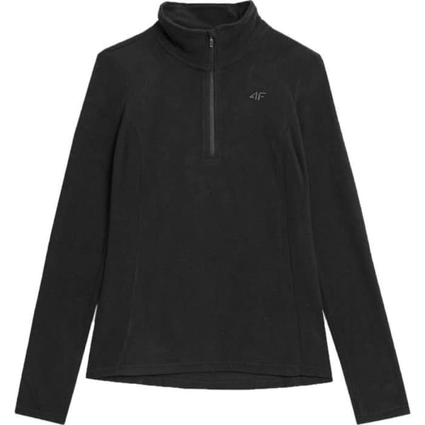 4F Hooded Sweatshirt - Dam - Långärmad - Svart