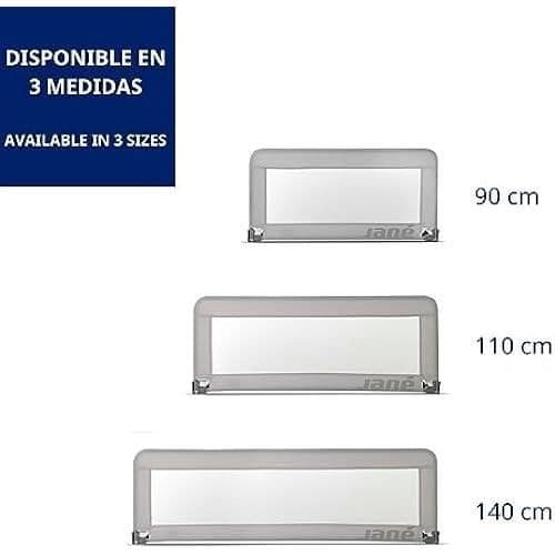 Jané Fällbar sängstång med bärväska, extra hög design, längd 90 cm