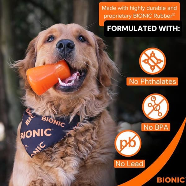 Hundleksak Bionic Treat Shaker - orange - Orange - 7x7x10 cm