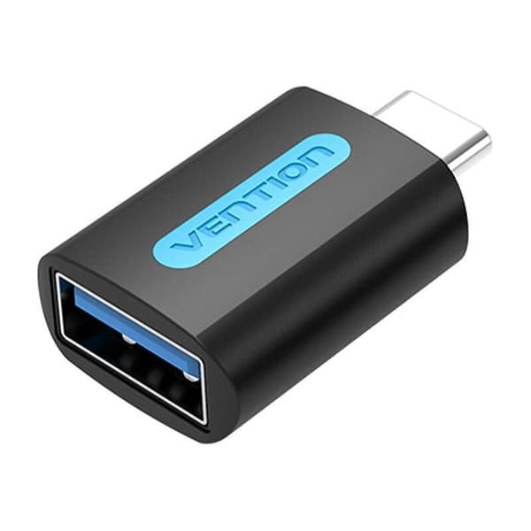 Laddare - väggadapter Vention - CDUB0 - USB-adapter, han USB-C till hon USB 3.0 (svart)