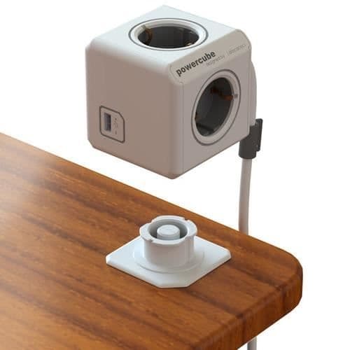 ALLOCACOC POWERCUBE EXTENDED DUOUSB, 4WAY SOCKE ...