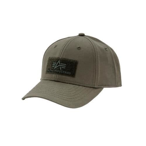Keps - Alpha Industries - VLC - Mörkgrön - En storlek - 100% bomull