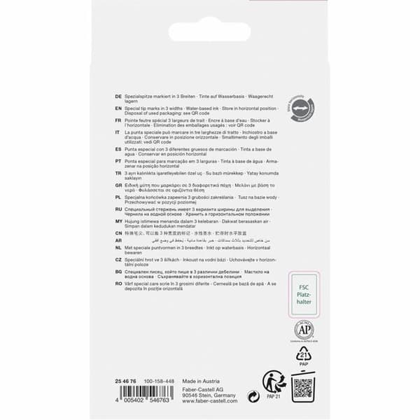 TEXTLINER 46 METALLIC highlighter, etui om 6
