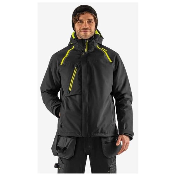 Vattentät jacka Fristads PrimaLoft® - svart