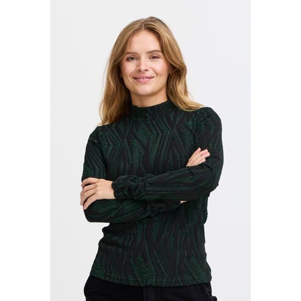 Blus med långa ärmar dam Pulz Jeans Lucia
