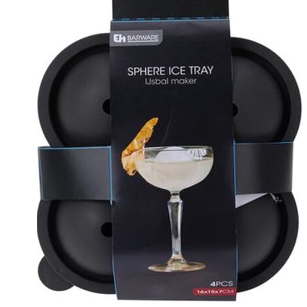 Form för stora runda isbitar aperitif