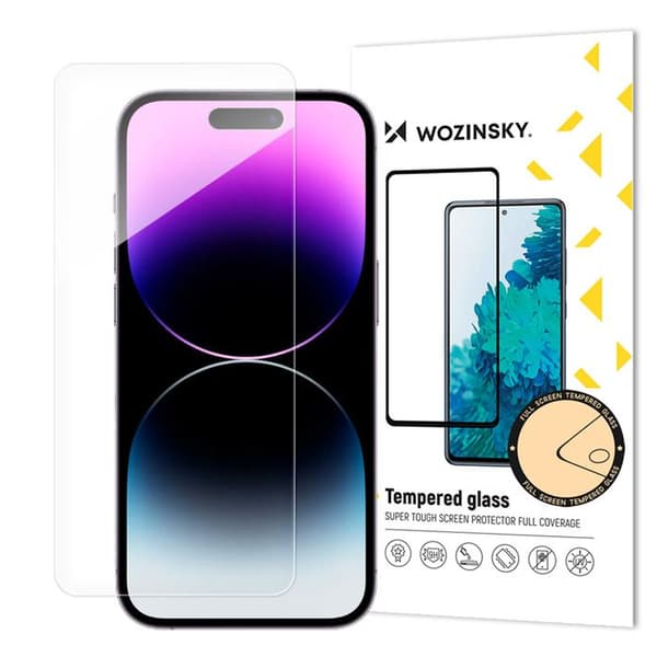 Skärmskydd i härdat glas för iPhone 15 Pro