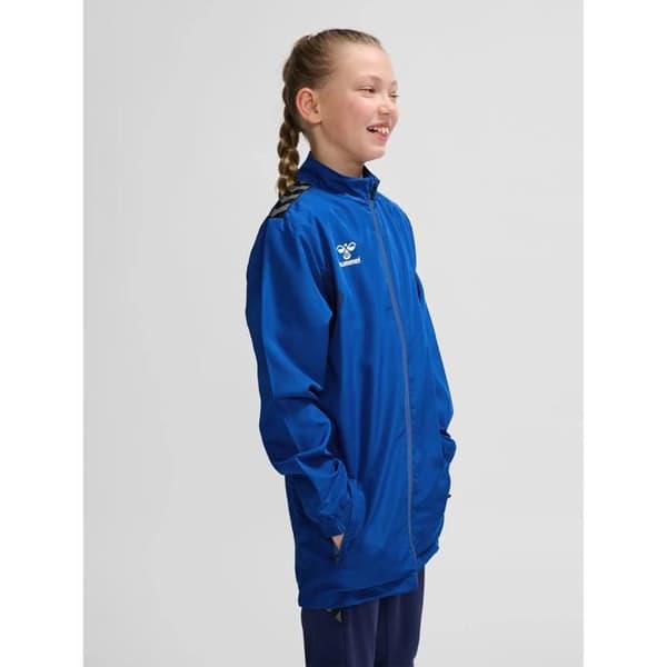 Huvtröja med dragkedja barn Hummel Authentic - true blue