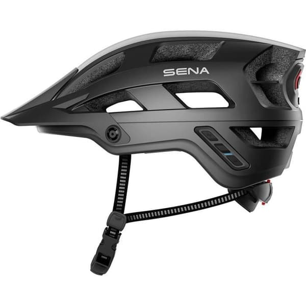 MTB Intercomhjälm - SENA - M1 - Matt svart - USB-uppladdningsbar - Bluetooth 4.1