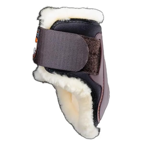 Benskydd för bakben eQuick eLight fluffy - brun - M