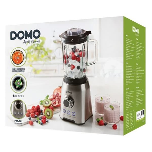 Domo Blender 1,5l 1000w inox - DO710BL