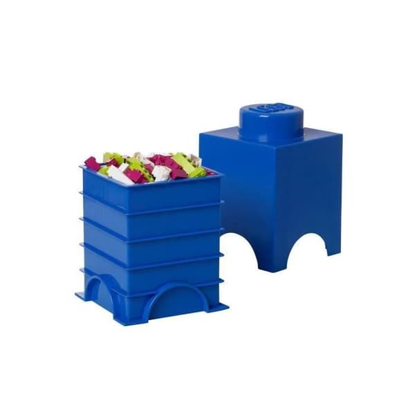 LEGO Förvaringskloss - 40011731 - Stapelbar - Blå