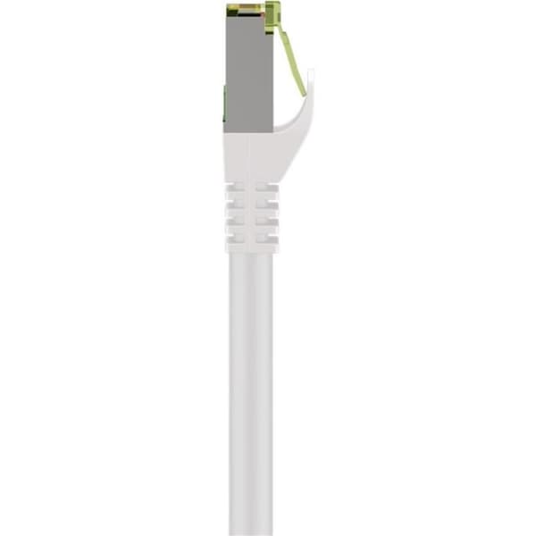 RJ45 nätverkskabel Kat. 8,1 S/FTP - 5 m - Vit