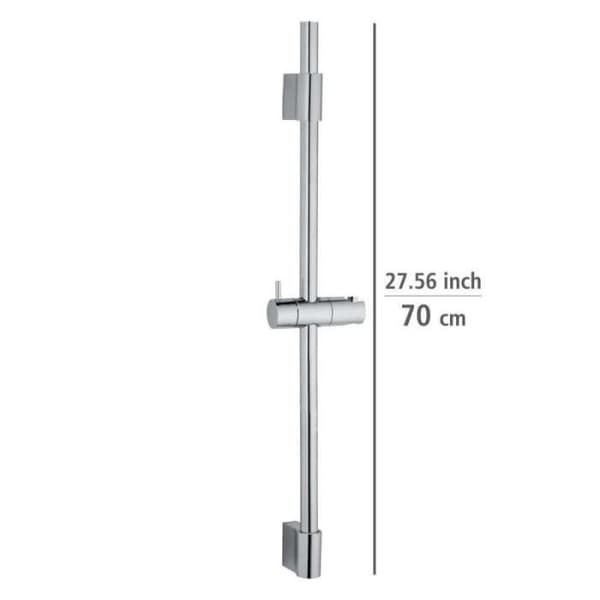 Duschstång - Wenko - Classic - Inox - Silver - D 2,2 cm x H 70 cm