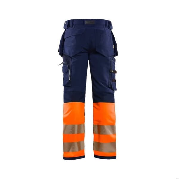 Blaklader 4D stretch arbetsbyxor med hög synlighet
