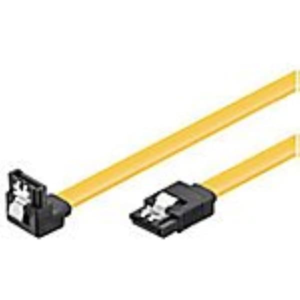 SATA-kabel - MICROCONNECT - SAT15005A1C6 - 0,50M - Hane 90° - 6 Gbps