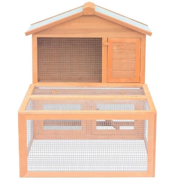 vidaXL Pet Cage Wood