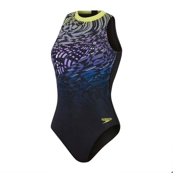 Baddräkt 1-delad dam Speedo Print Hydrasuit