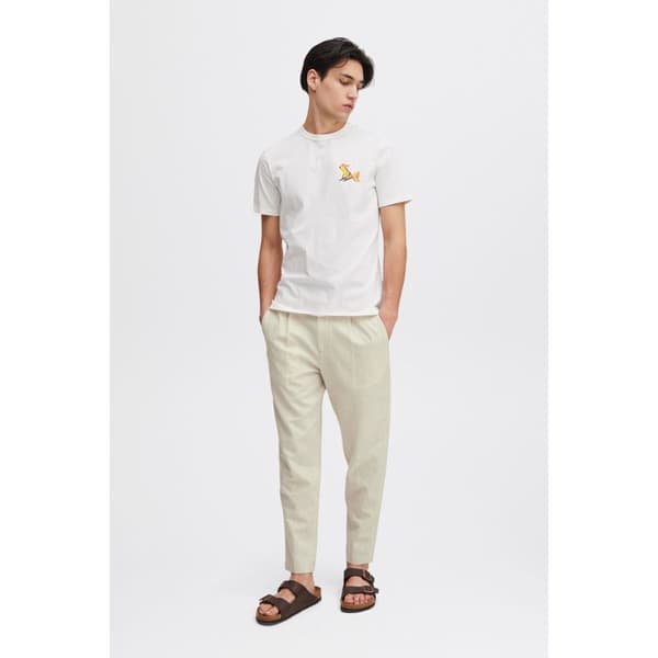 Linneblandning Byxor Casual Friday Marc 0144