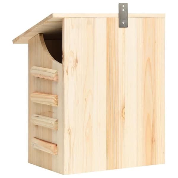 Fladdermushus - VIDAXL - Massiv gran - 30x20x38 cm - Brun