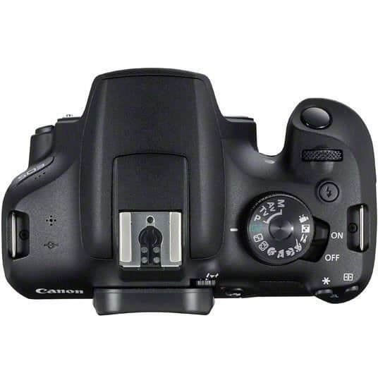 Canon EOS 2000D Spegelreflexkamera Kropp utan objektiv Svart