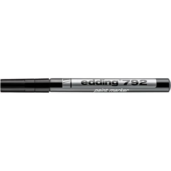 Målarpenna - EDDING - 792 - Svart - 0,8 mm - Utsuddbar - Extra fin