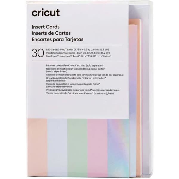 Inläggskort - CRICUT - Prinsessa R40 - Blå - Rektangulär - Filigranskärningar