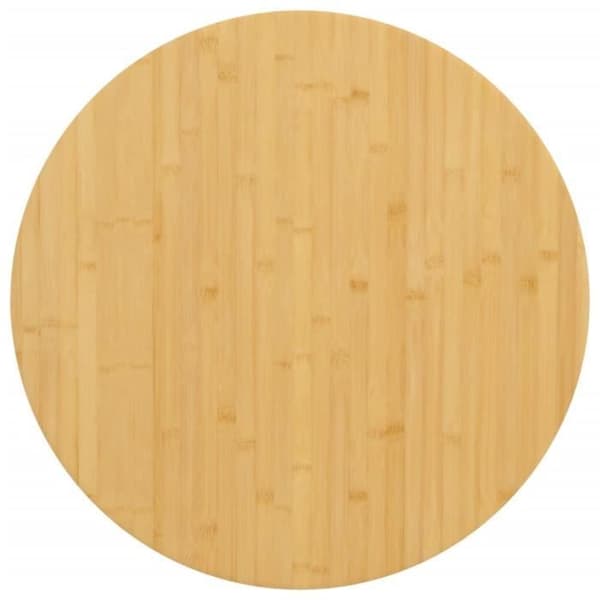 vidaXL Bordsskiva Ø60x1,5 cm Bambu 352674