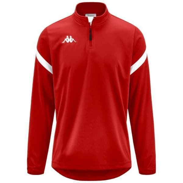 Sweatshirt - KAPPA - DOLVOLE - Kille - Hög krage - Röd