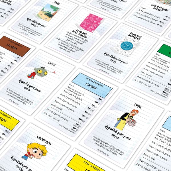 MONOPOLY Mortelle Adele - Brädspel - WINNING MOVES - Från 8 år
