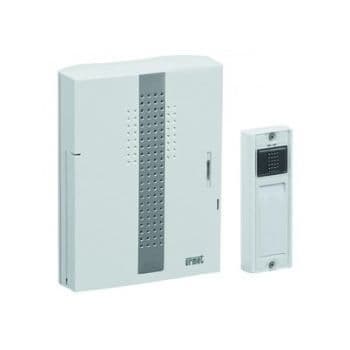 Trådlös klocka - URMET - 150 m - Vit - Justerbar volym - Batteri