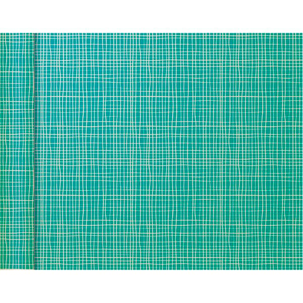 Presentpapper - Clairefontaine - Tiny Rolls - Blå Linjer - 5m x 35cm - 80g