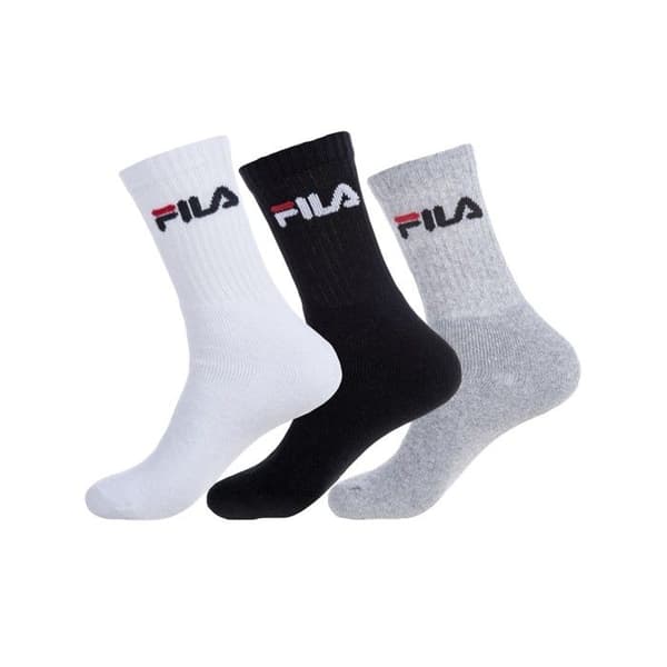 Fila Strumpor Herr, Halvhöga strumpor Herr (3-pack) - Svart