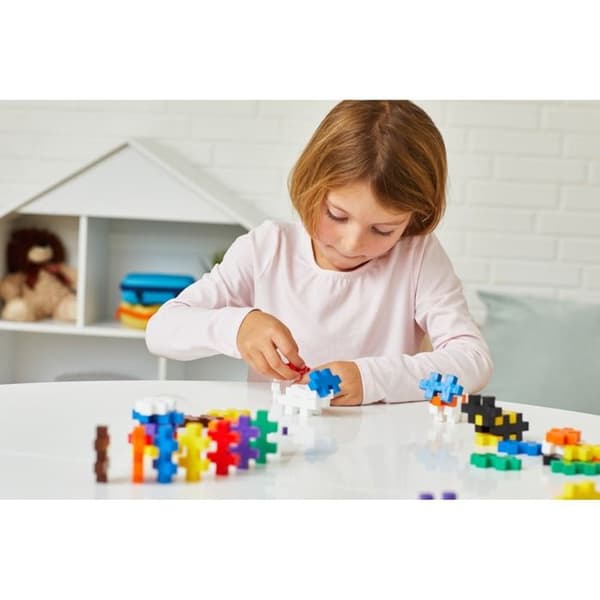 Utbildande byggspel - PLUSPLUS - Midi BIG Box - 50 bitar - Midi BIG format - Monteringsspel