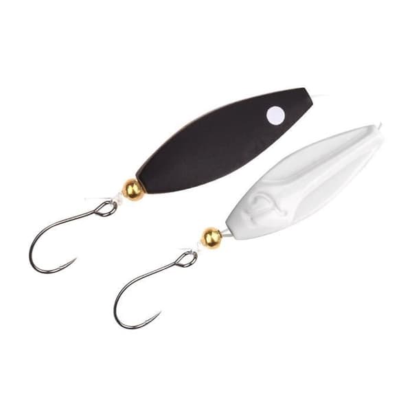 Spro Trout Master Incy Inline Spoon Lure - svart/vit - 1,5g
