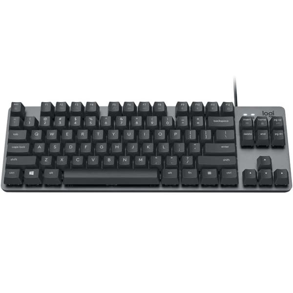 Tangentbord - LOGITECH - K835 TKL - Trådad - Bakgrundbelyst - Grafitgrå