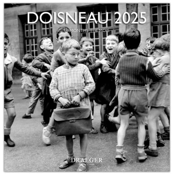 Stort väggkalender 29x29 cm 2025 - Robert Doisneau
