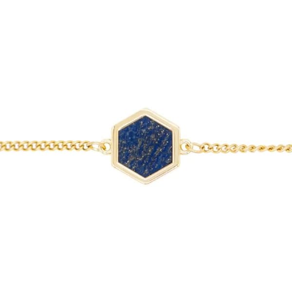 Armband Hexalia i lapis lazuli
