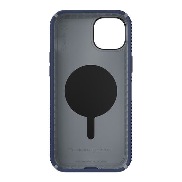 Speck Presidio2 Grip Magsafe - Skal för iPhone 15 Plus / iPhone 14 Plus (Kustblå / Dammgrå / Vit)