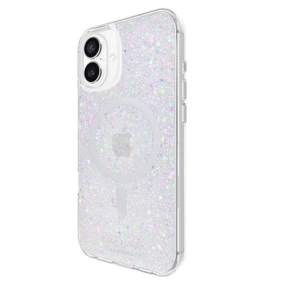 Skyddsskal - KATE SPADE - iPhone 16 Plus - Semi-rigid - Glänsande - Paljetter