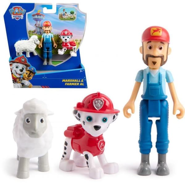 Figurminiatyr - SPIN MASTER - Pat'Patrouille - Marshall - 3 figurer - Multicolor