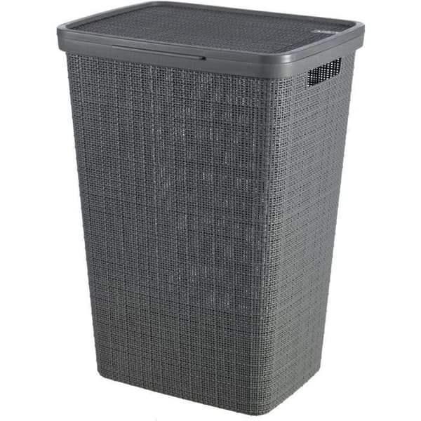 Tvättkorg - 58 L - Jute - Antracit - Curver