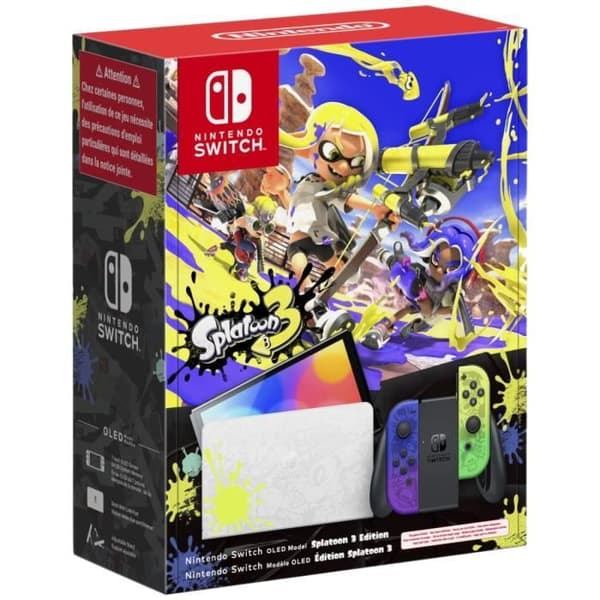 Nintendo Switch-konsol - OLED-modell • Splatoon 3 Limited Edition