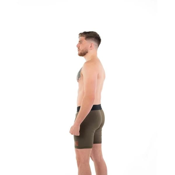 Kompresionsshorts Metal Boxe - oliv
