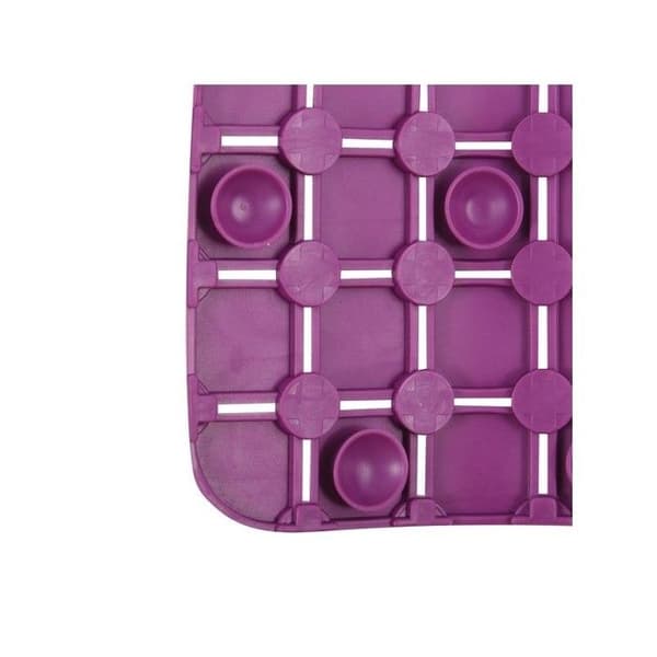 Antiskid gummimatta för duschbotten QUADRO 54x54cm Lila MSV