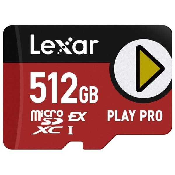 LEXAR microSD-kort Express 7.1 PLAY Pro 512 Go R900/W600