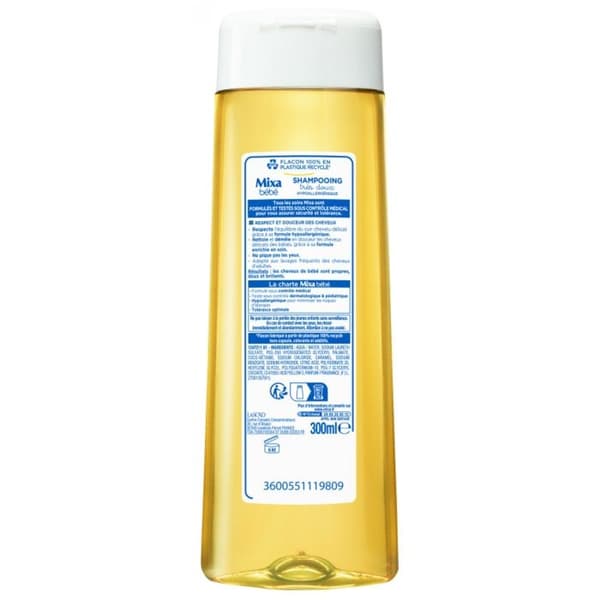 Mixa Bébé Hypoallergenic Schampo 300ml
