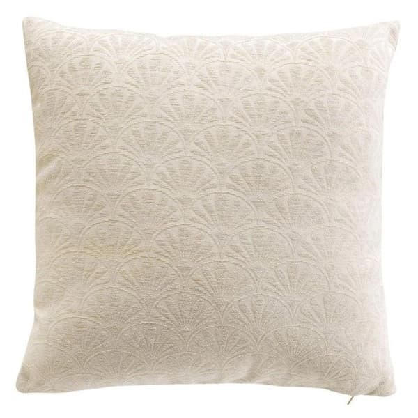 Husse för Kudde Jacquard "Echo" 40x40cm Natur