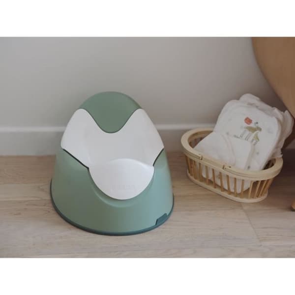 BEABA, Babypotta, ergonomisk, salviagrön